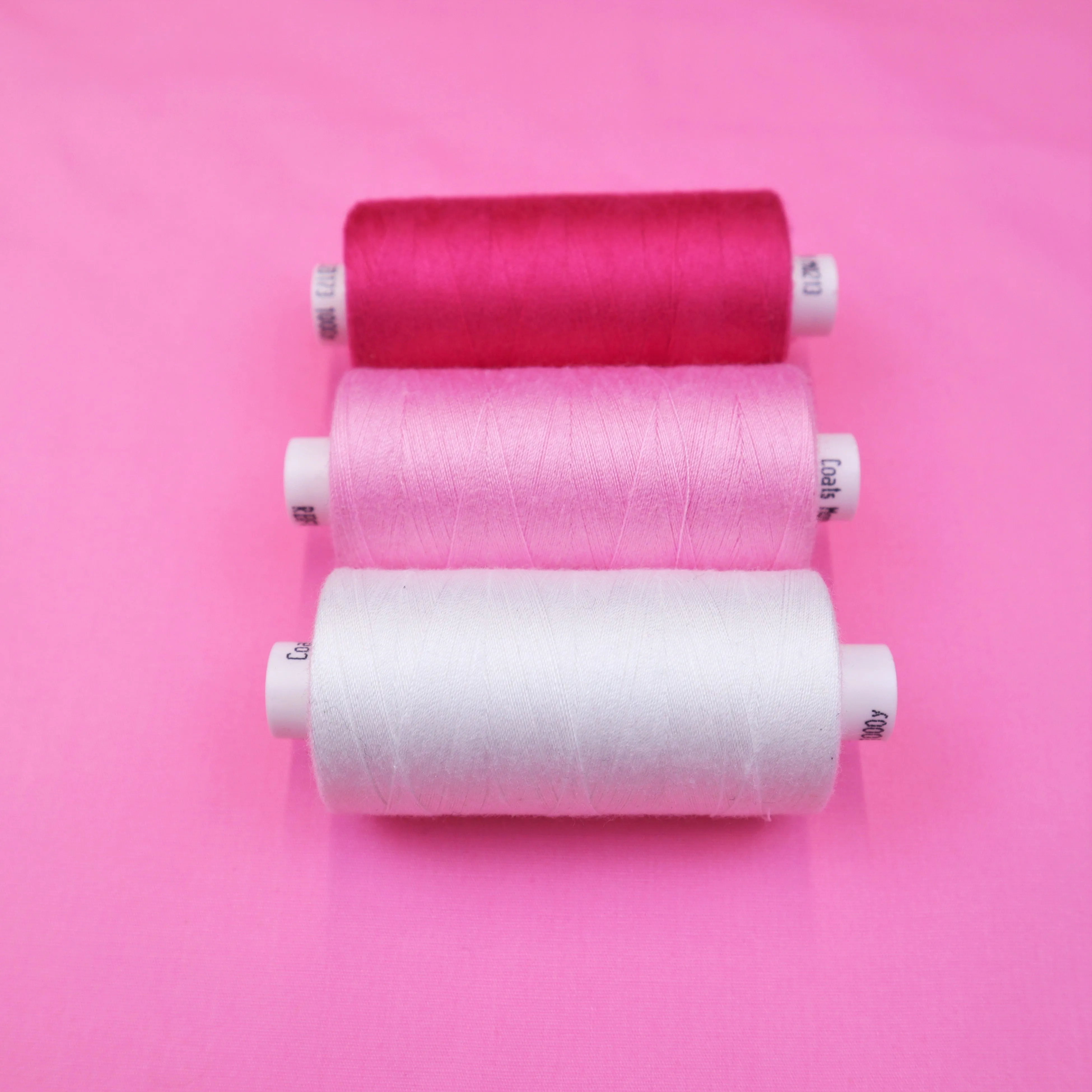 100% Cotton Poplin in Plain Mid-Pink