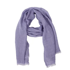 100% Linen Scarf - Lilac Purple