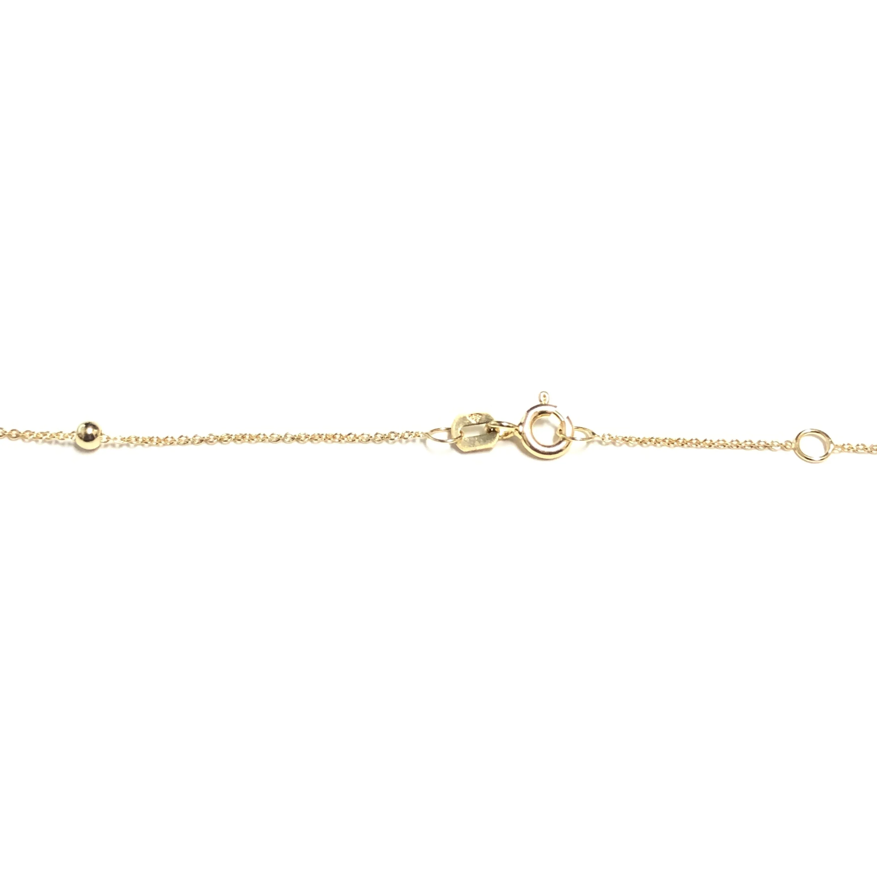 10K Yellow Gold (1.5mm) Beaded Necklace (16" - 22") 16 inches