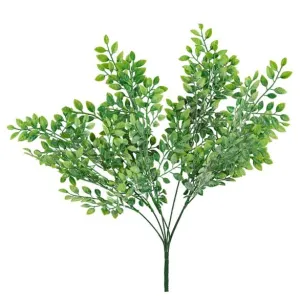 17.25"L Leaf Bush: Dusted Green - FG6342