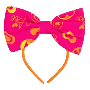 A DEE - Mina Bold Hearts Colour Block Heart Headband - Hot Pink