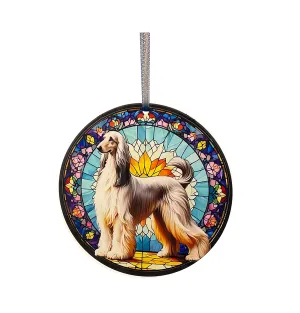 Afghan Hound Acrylic Window Ornament #SC434 by d'ears