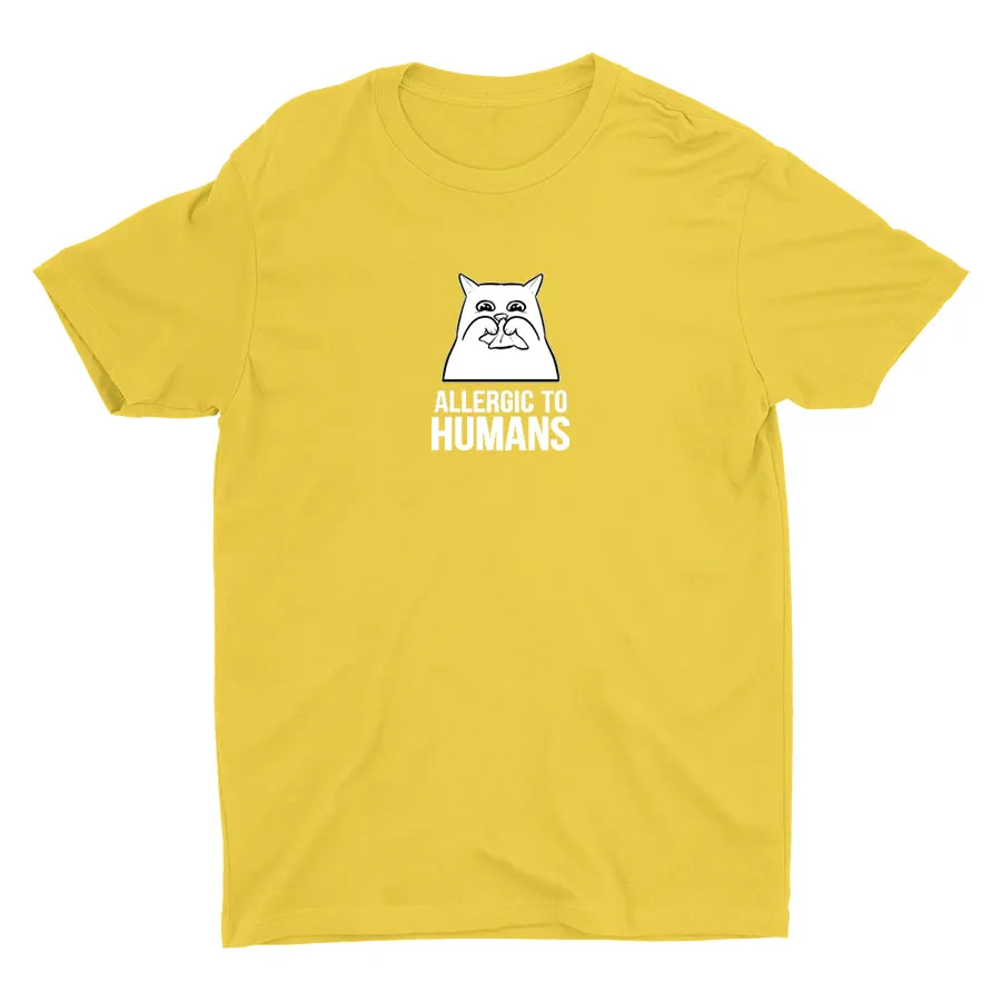 ALLERGIC TO HUMANS Cotton Tee