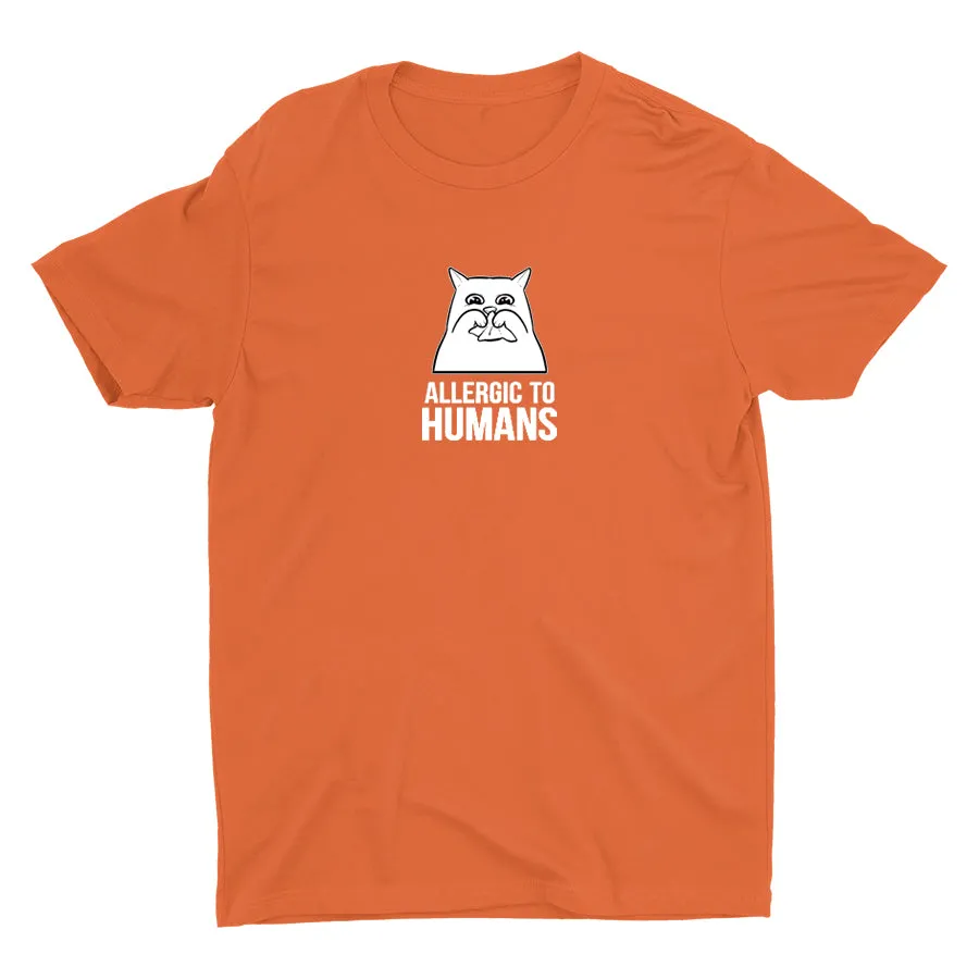 ALLERGIC TO HUMANS Cotton Tee