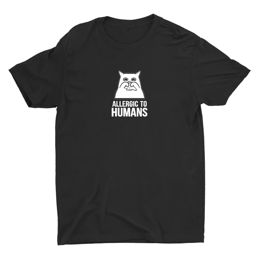 ALLERGIC TO HUMANS Cotton Tee