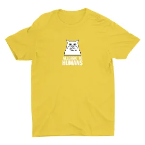 ALLERGIC TO HUMANS Cotton Tee