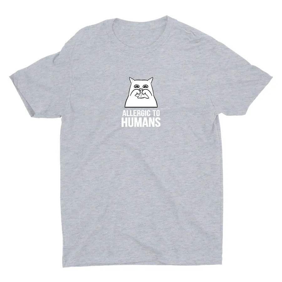 ALLERGIC TO HUMANS Cotton Tee
