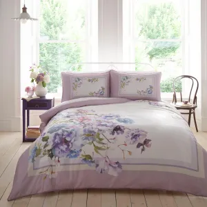 Appletree Heritage Arley Duvet Cover Set - Mauve