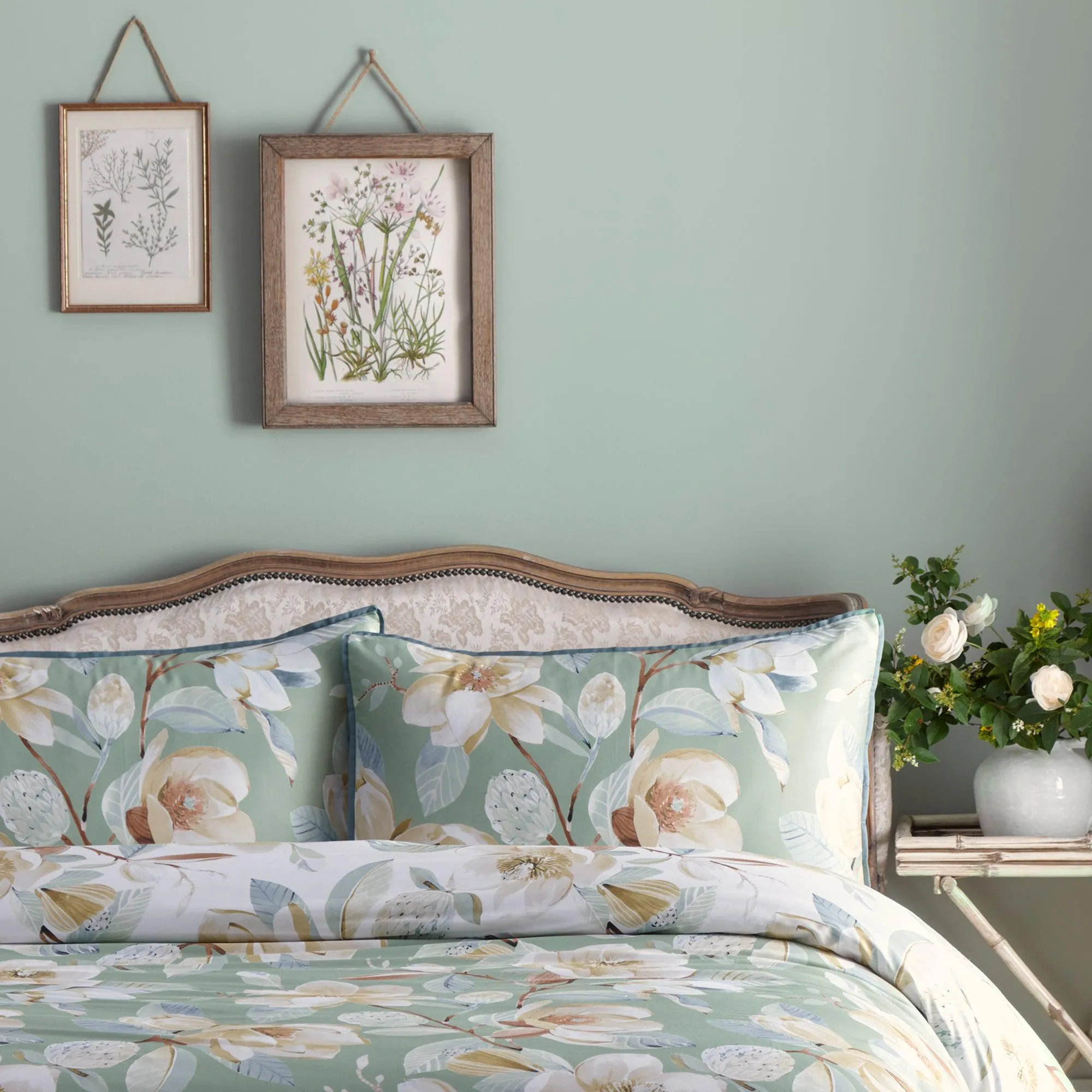 Appletree Heritage Eleanor Duvet Cover Set - Green