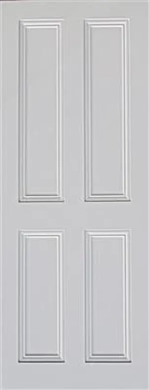 Ardmore 4 Panel Primed Door White 80x34x44mm
