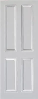 Ardmore 4 Panel Primed Door White 80x34x44mm