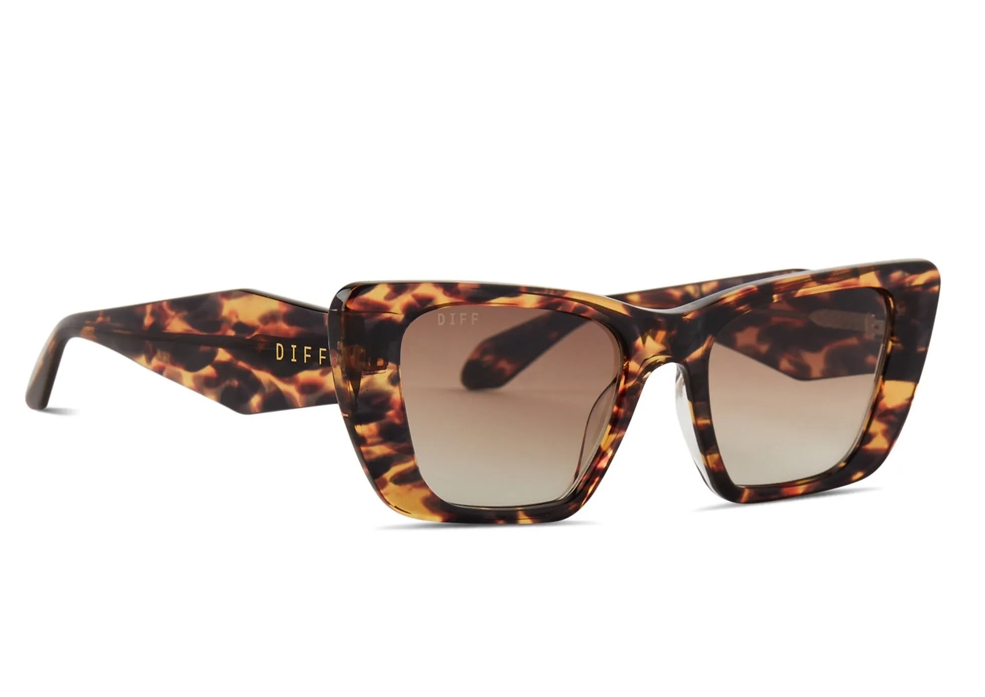 Aura Sunglasses - Tortoise and Brown Gradient
