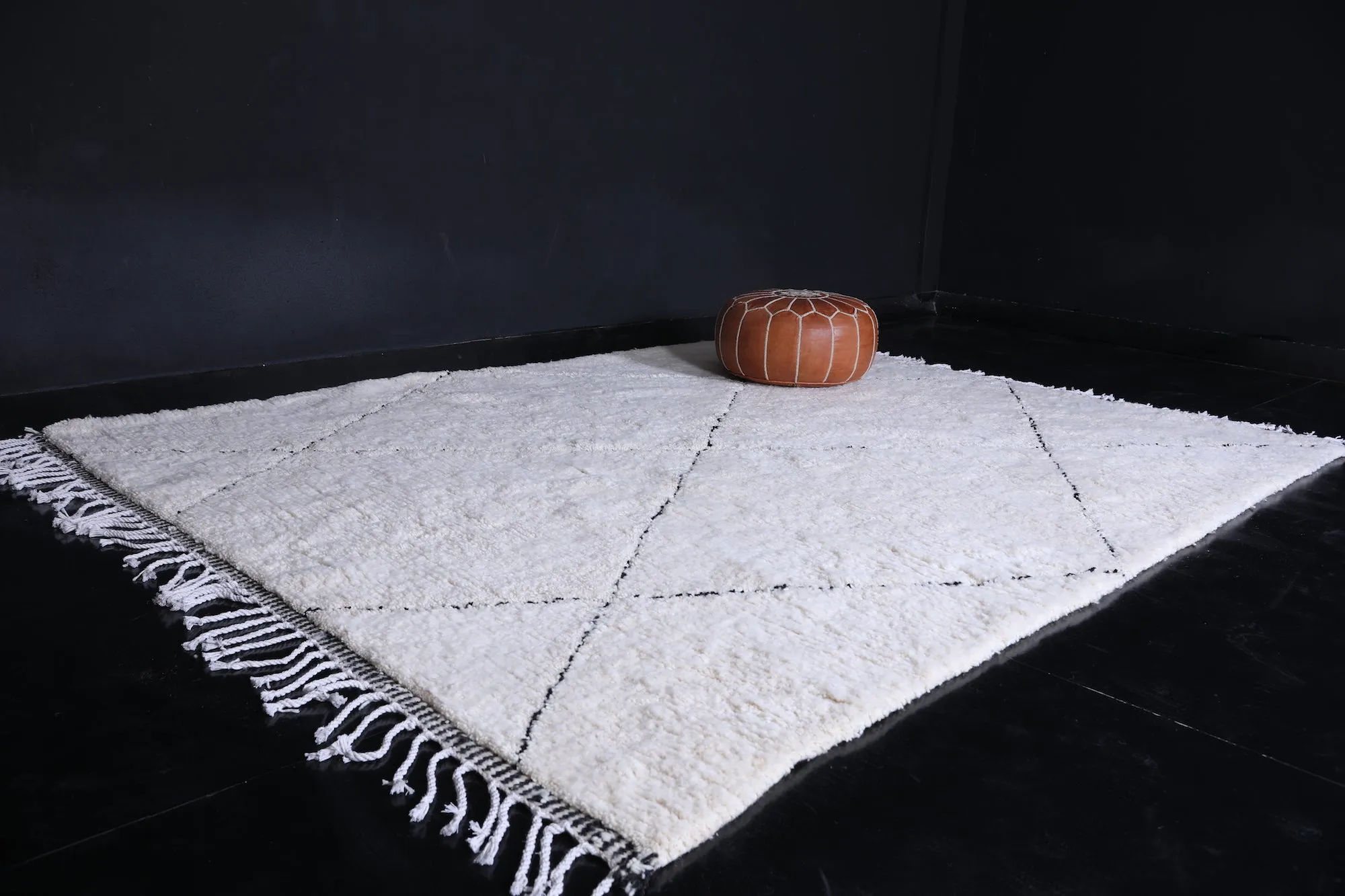Authentic Berber Wool rug - Custom Berber rug - Beni rug
