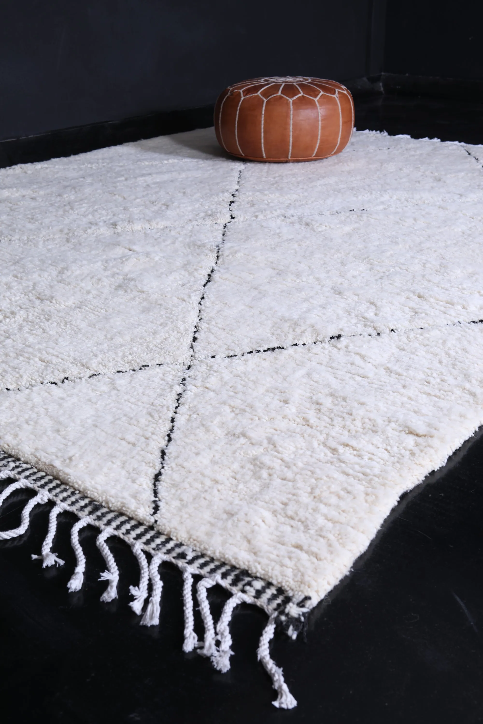 Authentic Berber Wool rug - Custom Berber rug - Beni rug