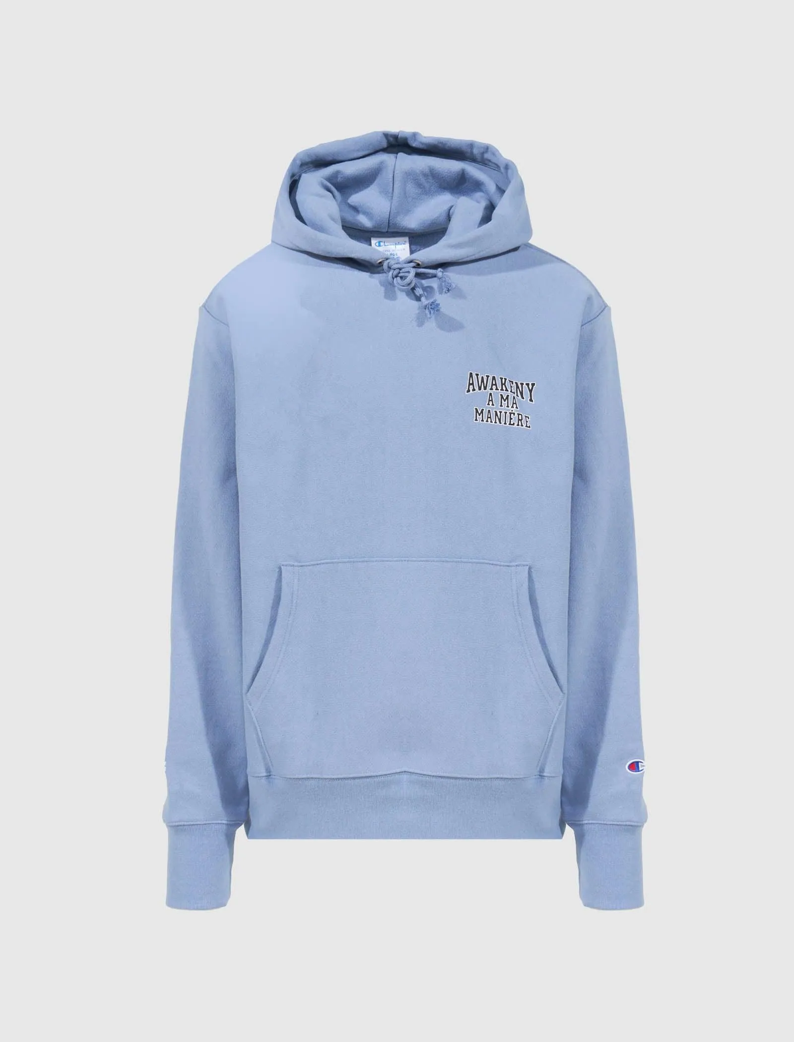 AWAKE NY REVERSIBLE WEAVE PULLOVER HOODIE