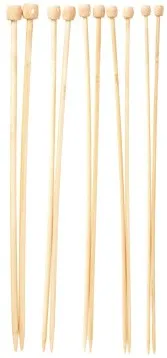Bamboo Knitting Needles 5pc Set - Small
