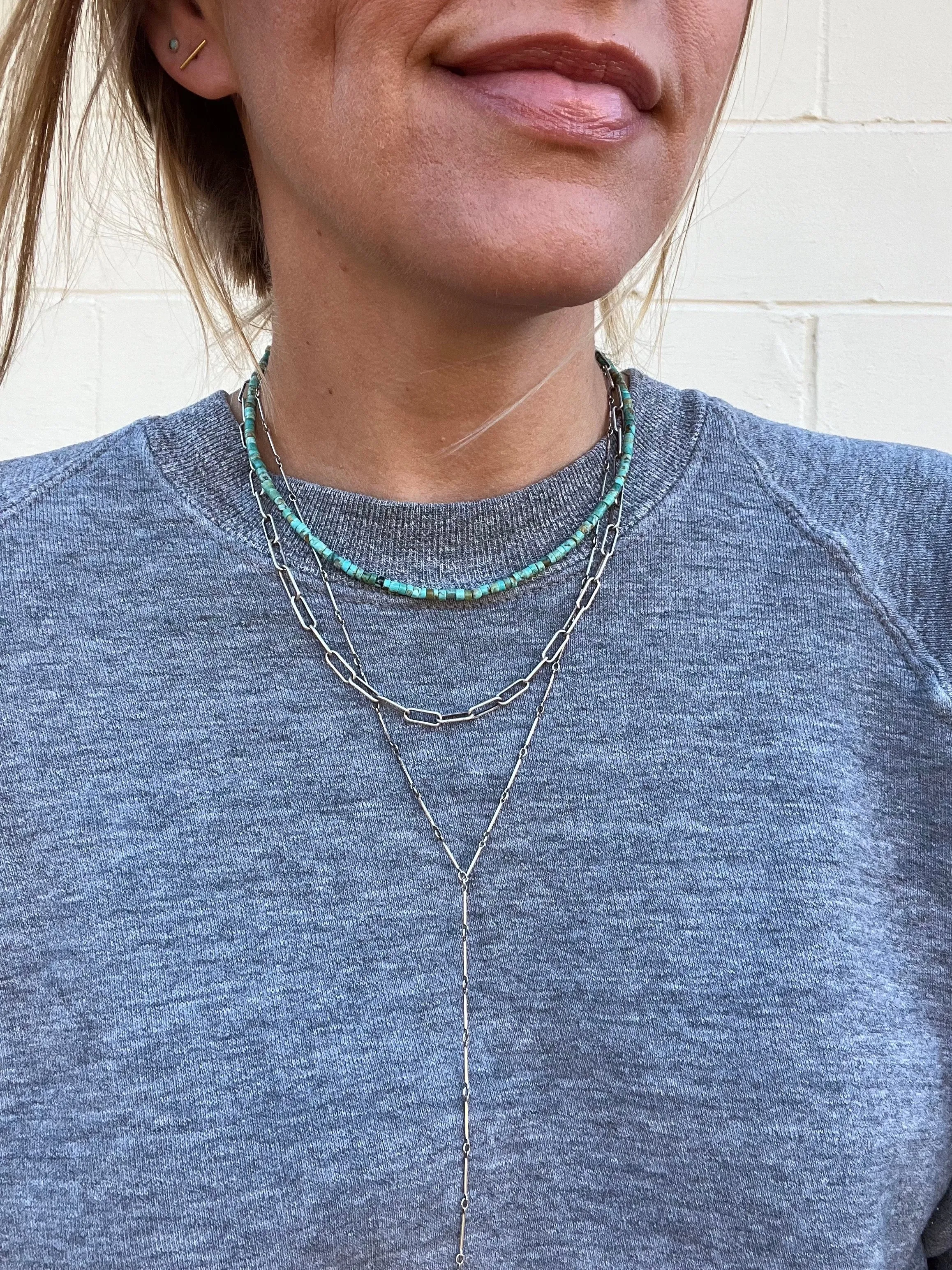 Bar Chain Lariat - Preorder