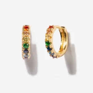 Beaded Rainbow Huggies