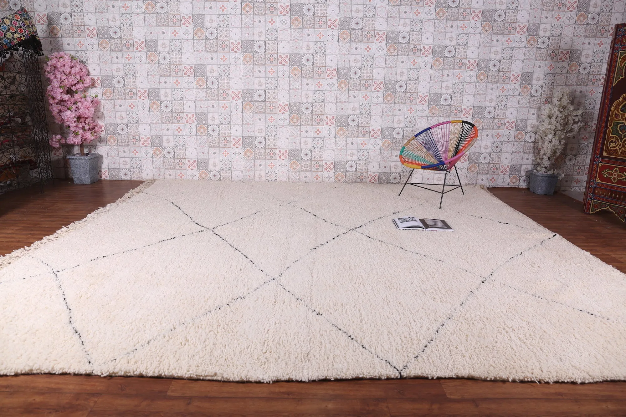 Beni ourain rug - Moroccan berber carpet - Custom Rug