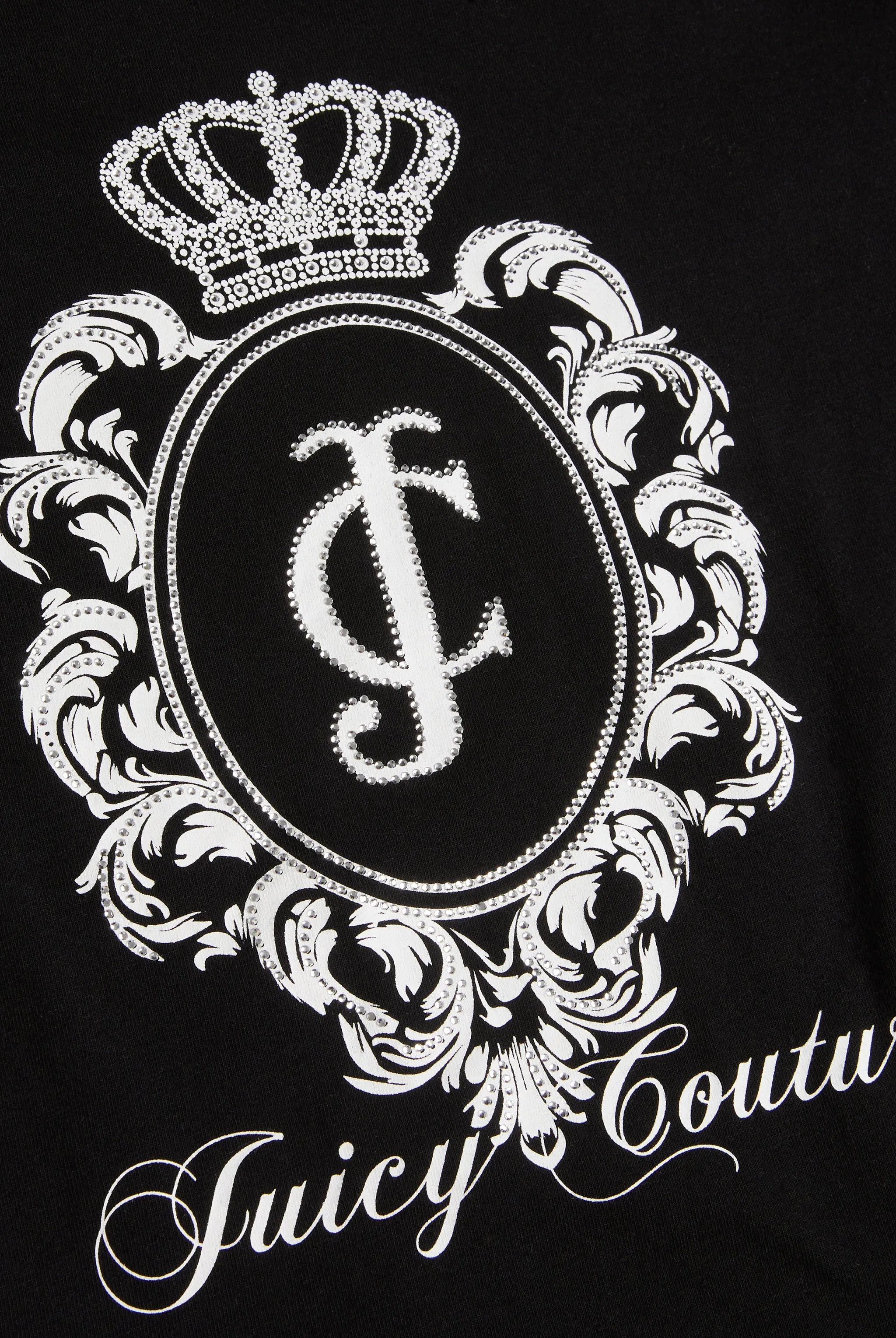 BLACK JERSEY FITTED HERITAGE CREST T-SHIRT