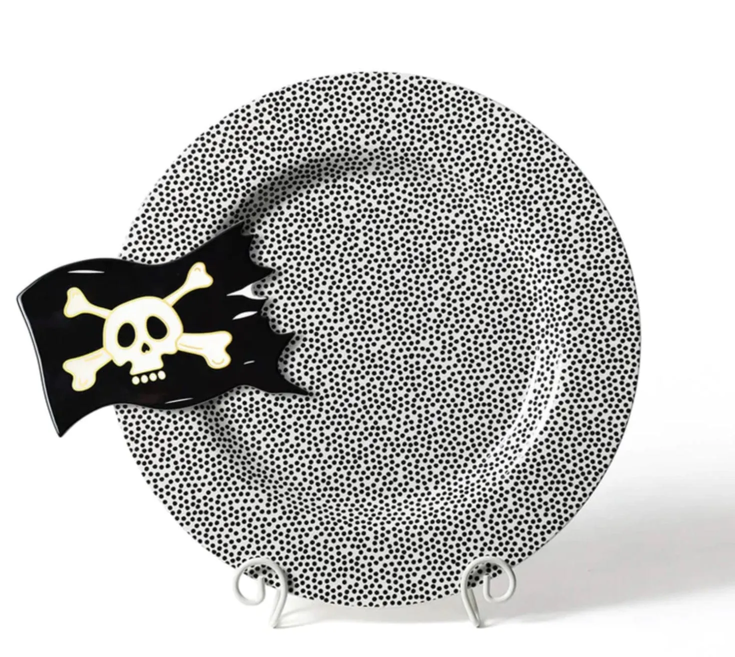 Black Small Dot Entertaining Big Platter