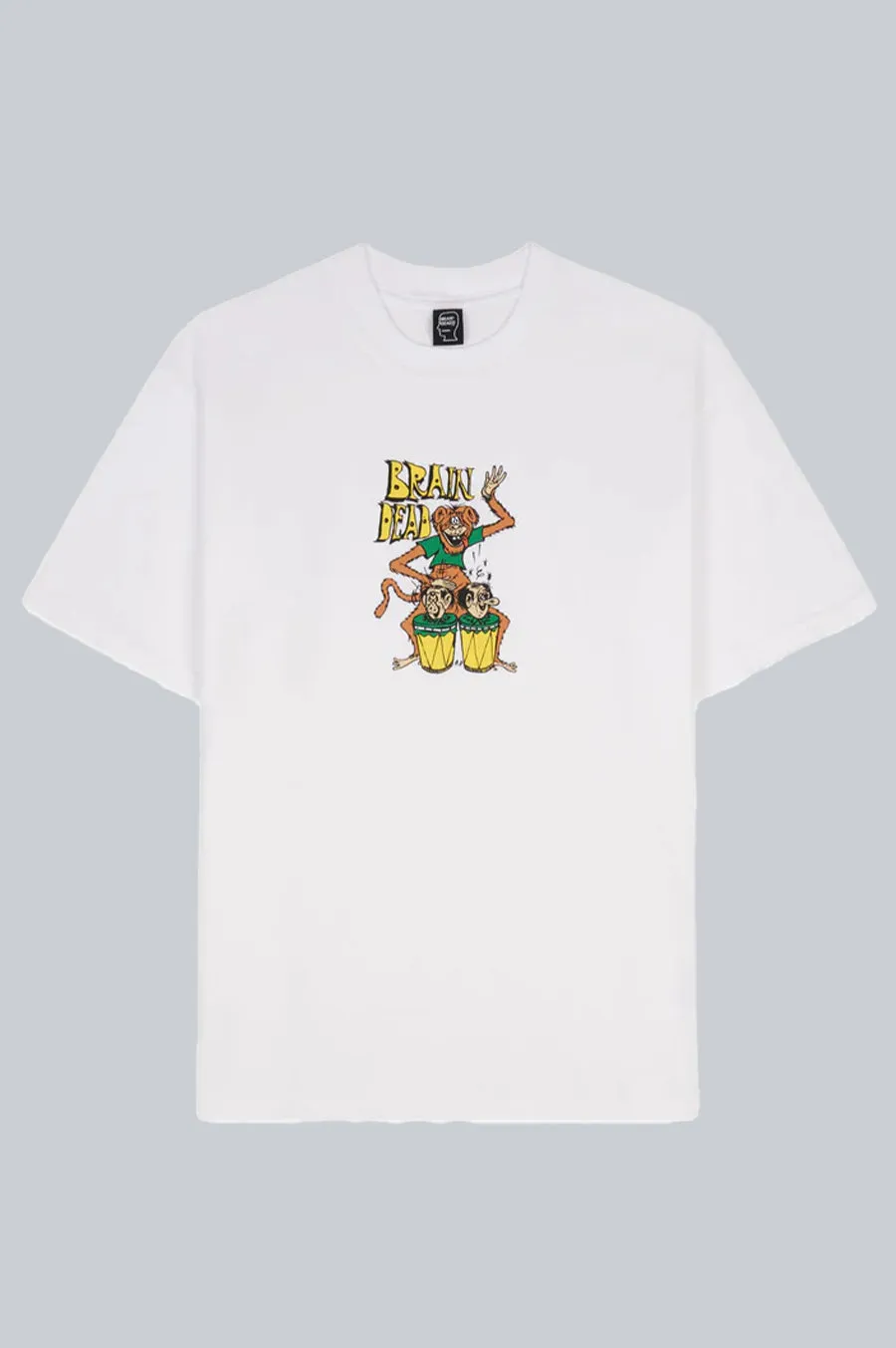 BRAIN DEAD BONGO BRAIN T-SHIRT WHITE