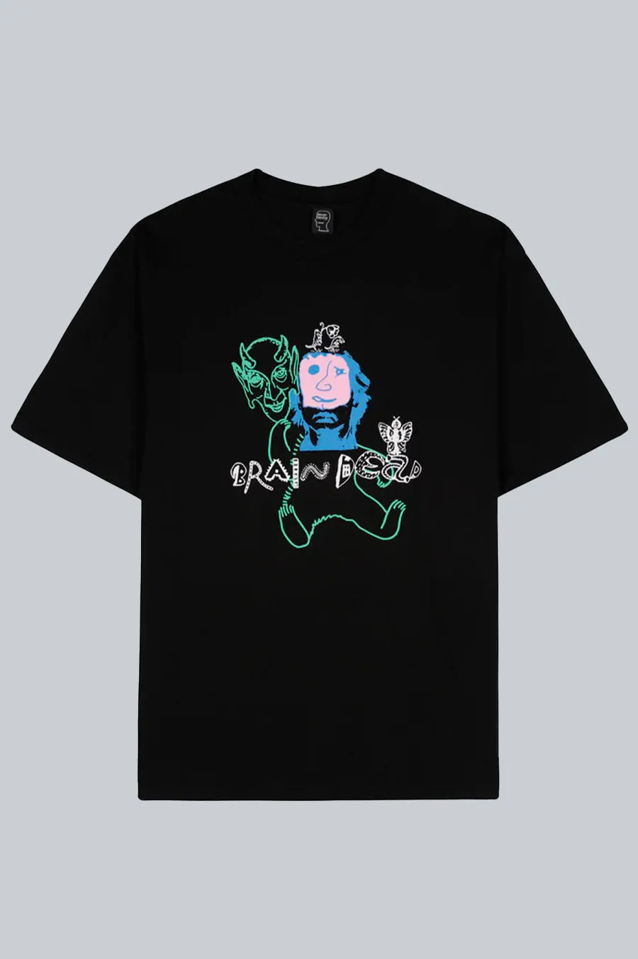 BRAIN DEAD MASKS T-SHIRT BLACK