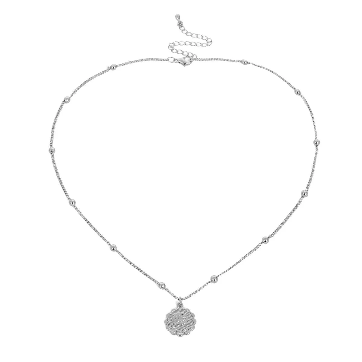 Cancer silver Zocoin necklace