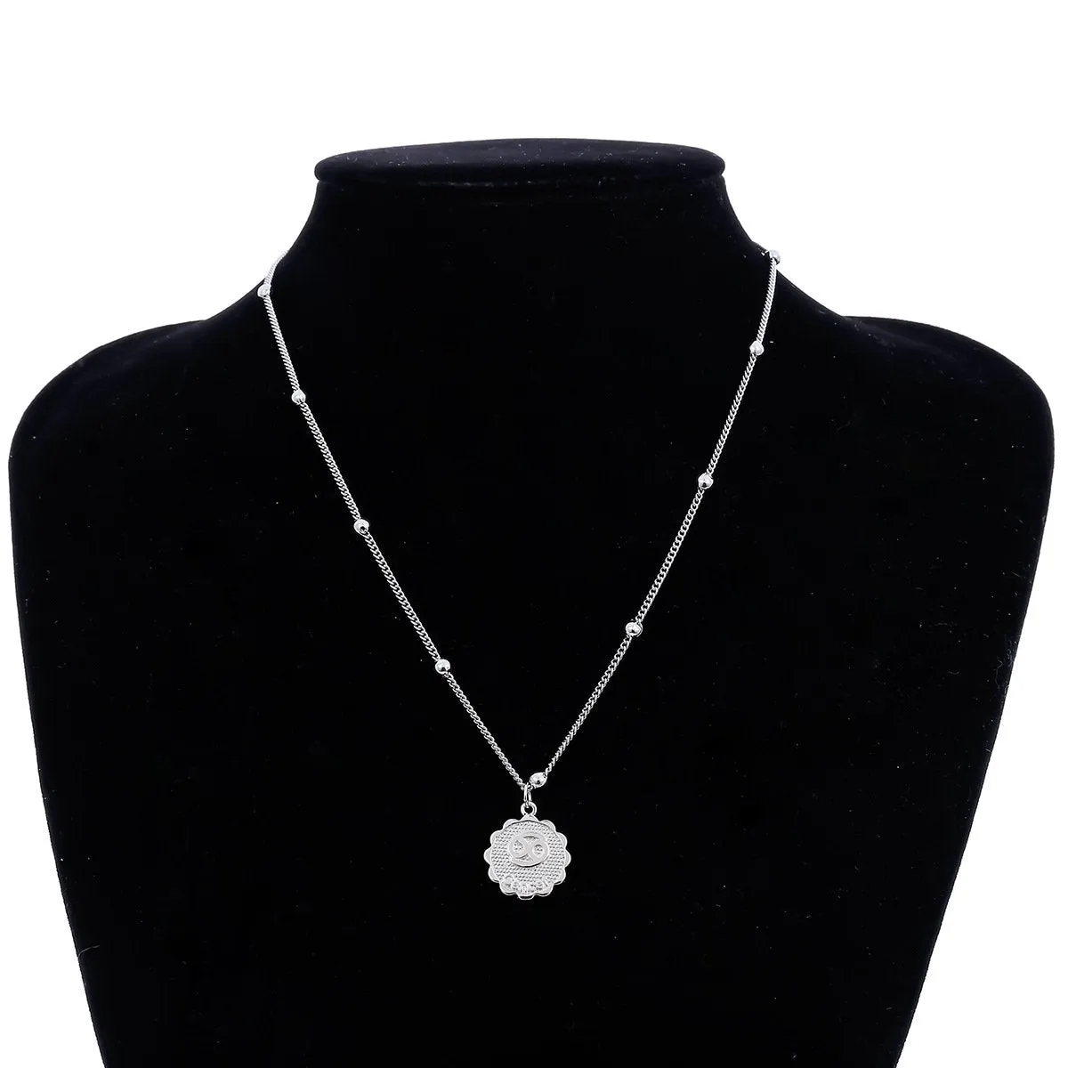 Cancer silver Zocoin necklace
