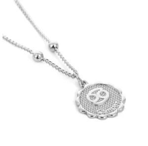 Cancer silver Zocoin necklace