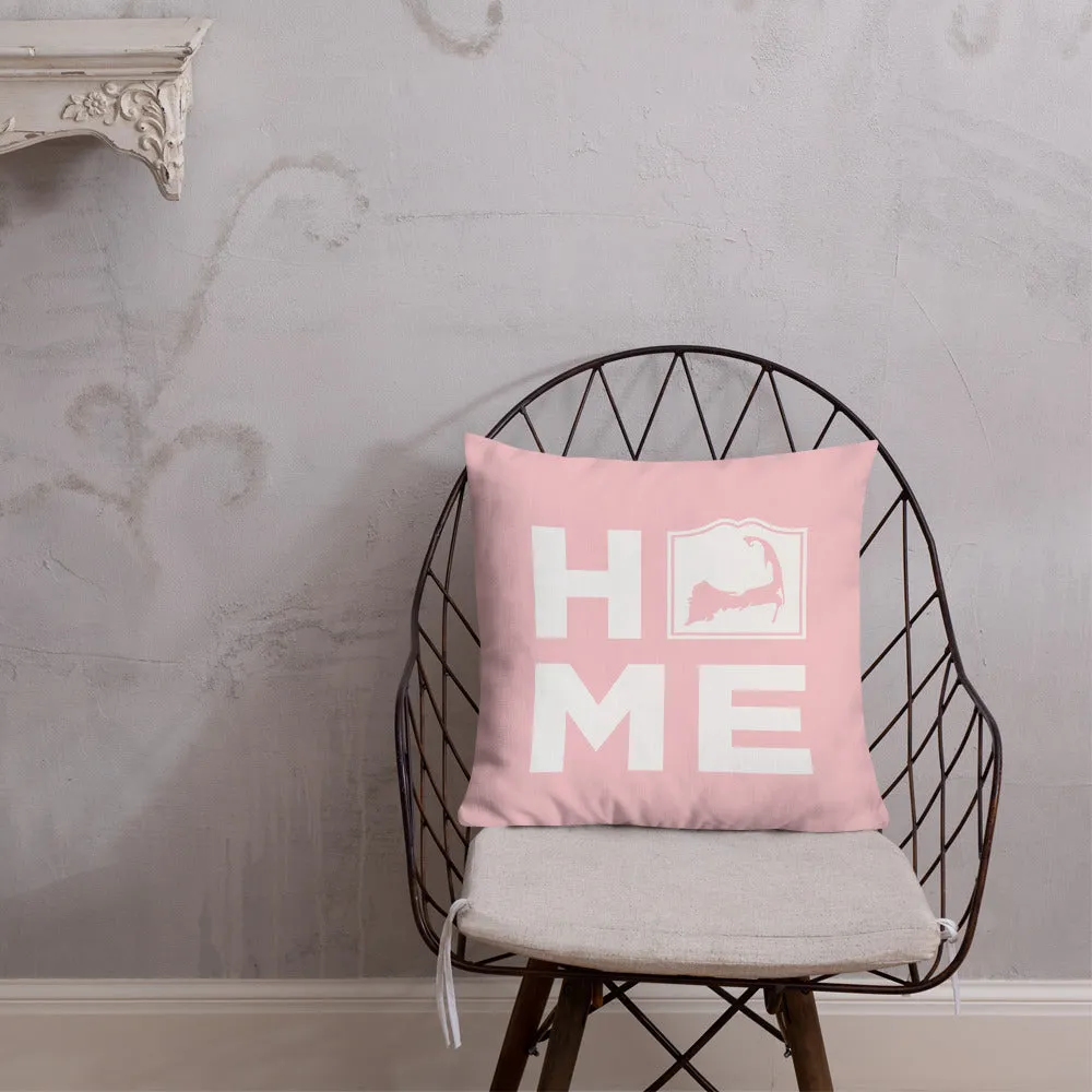 Cape Cod HOME Pillow - Light Pink