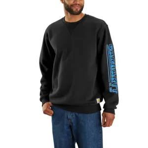 Carhartt Loose Fit Midweight Crewneck Logo Sleeve Graphic Sweatshirt
