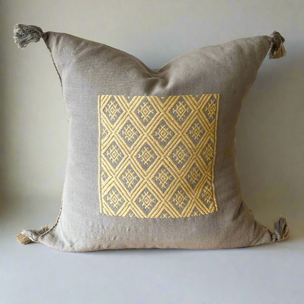 Chiapas Brocade Pillow № 3