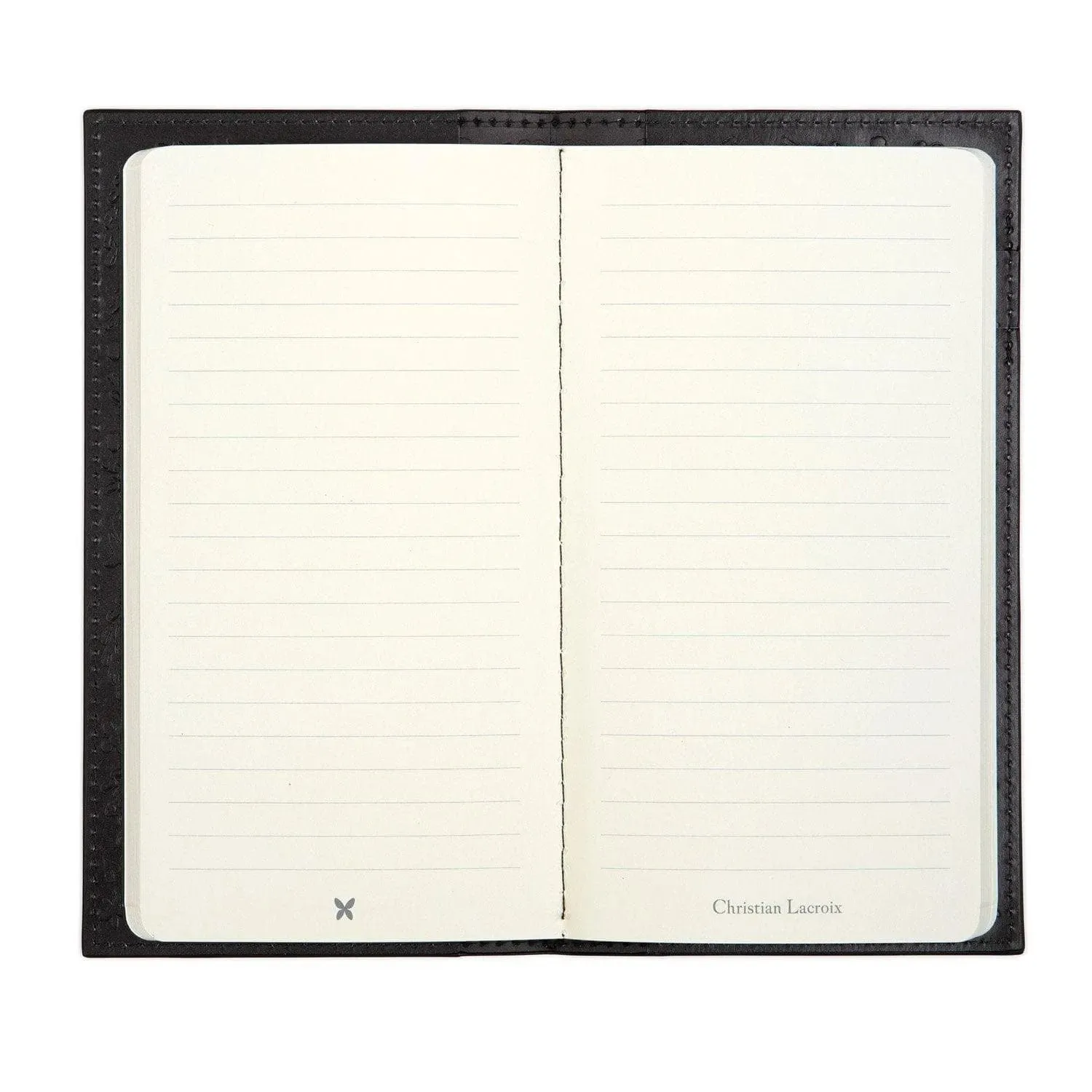 Christian Lacroix Heritage Collection Black Paseo Embossed Travel Journal