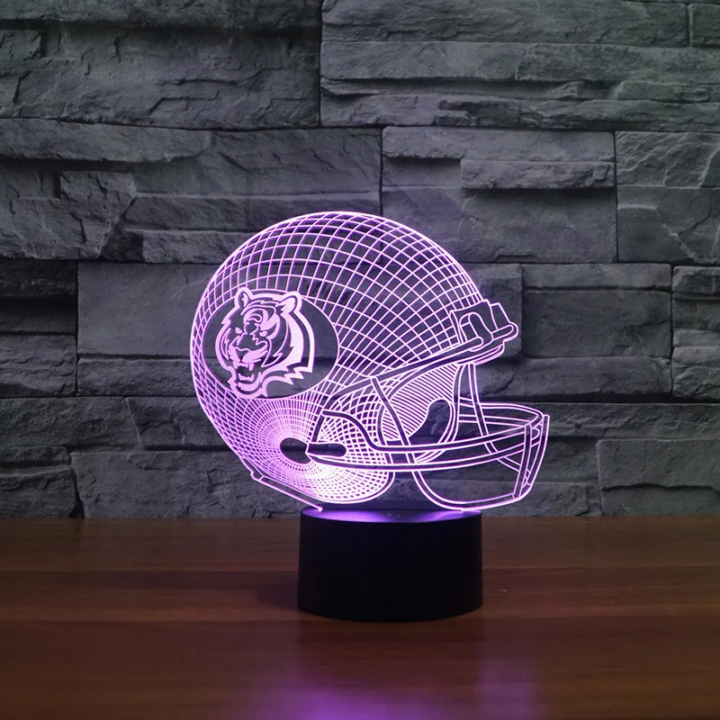Cincinnati Bengals NFL 3D Color Changing Light