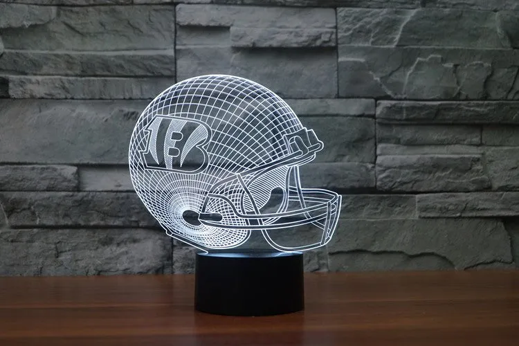 Cincinnati Bengals NFL 3D Color Changing Light