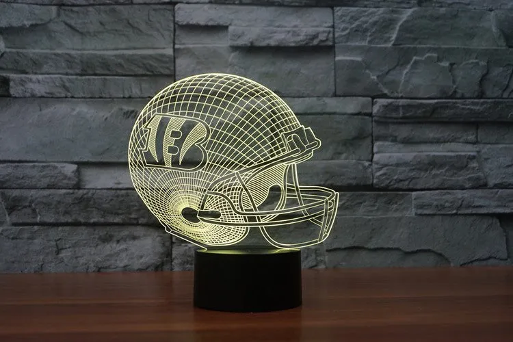 Cincinnati Bengals NFL 3D Color Changing Light