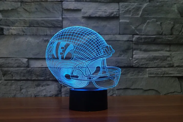 Cincinnati Bengals NFL 3D Color Changing Light