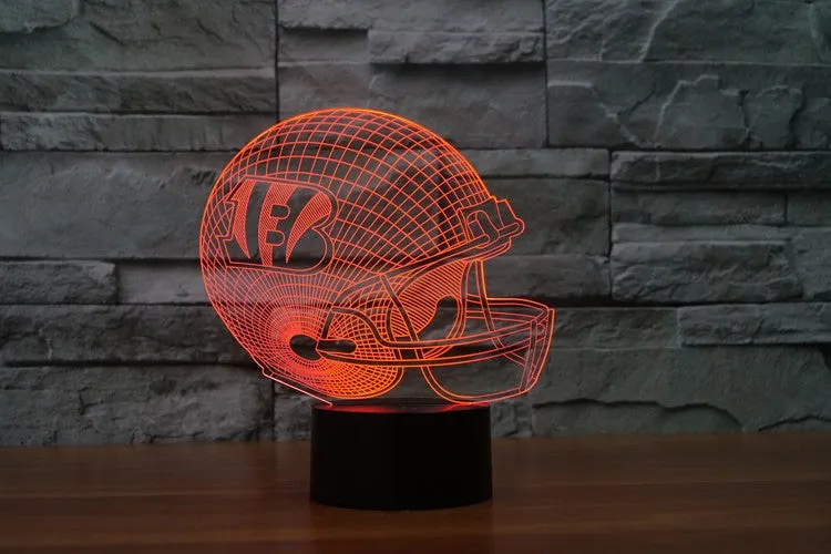 Cincinnati Bengals NFL 3D Color Changing Light