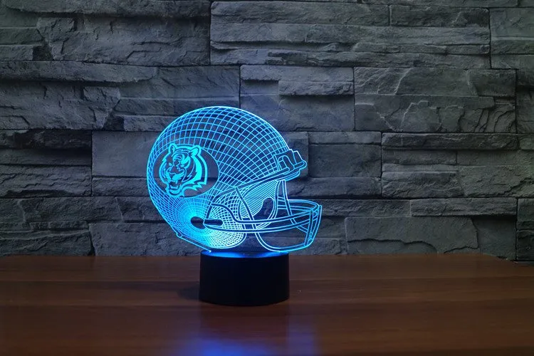 Cincinnati Bengals NFL 3D Color Changing Light