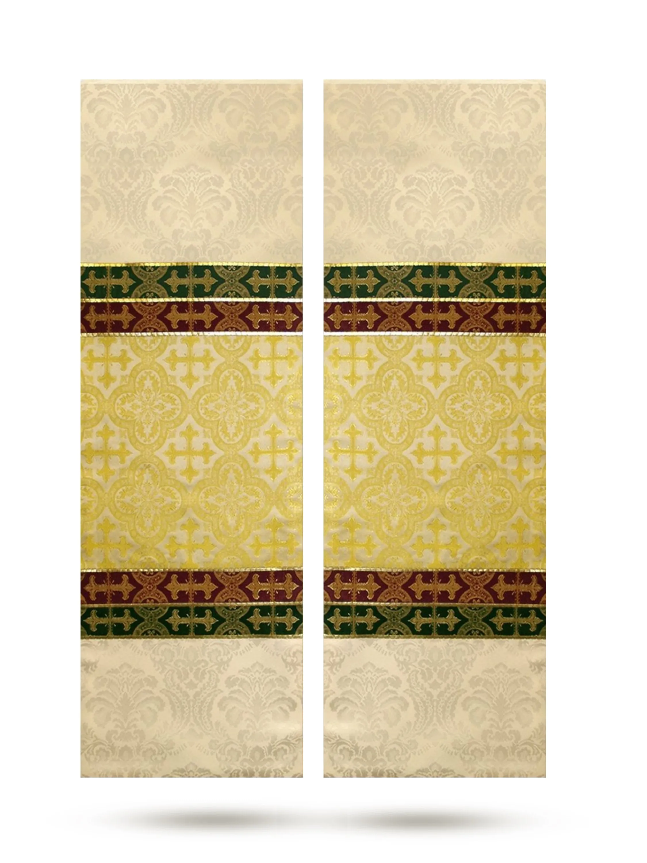 Classic Three Brocade Altar Scarves