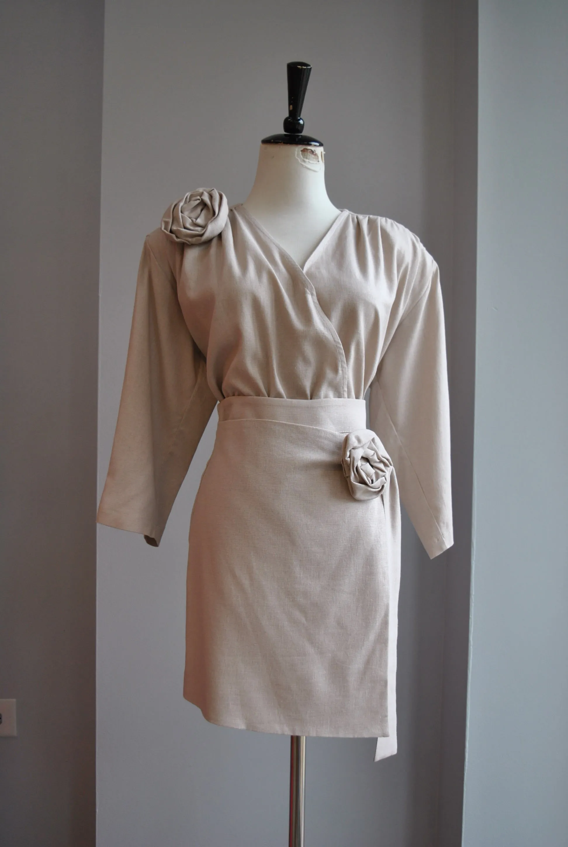 CLEARANCE - OATMEAL SUMMER LINEN SET