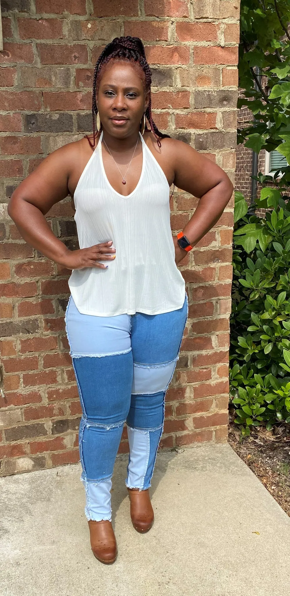 Color Block Jean Vibes