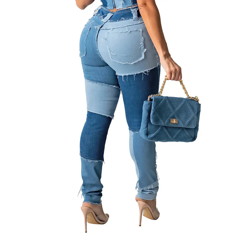 Color Block Jean Vibes