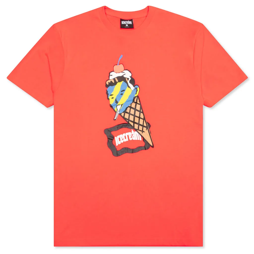 Cone Man Tee - Red