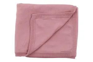 cotton cashmere pink blanket