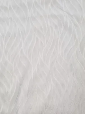 Crushed Chiffon - White