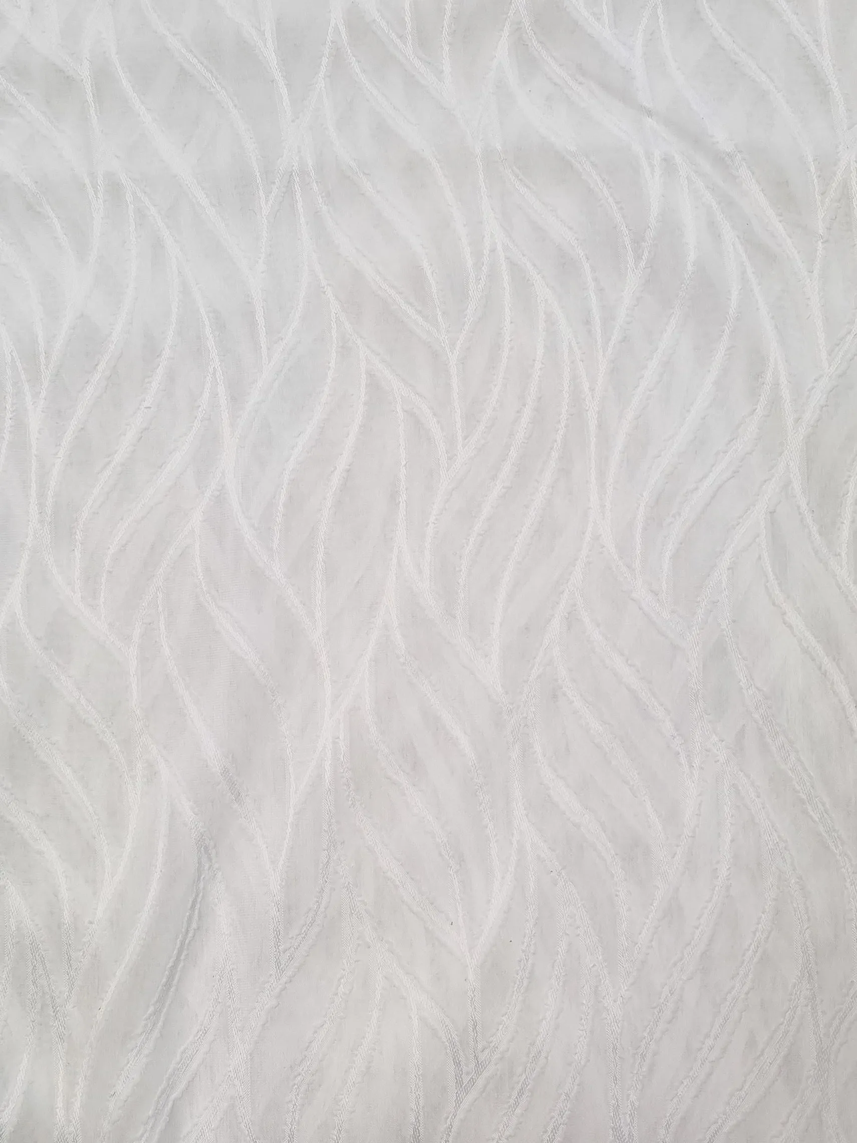 Crushed Chiffon - White