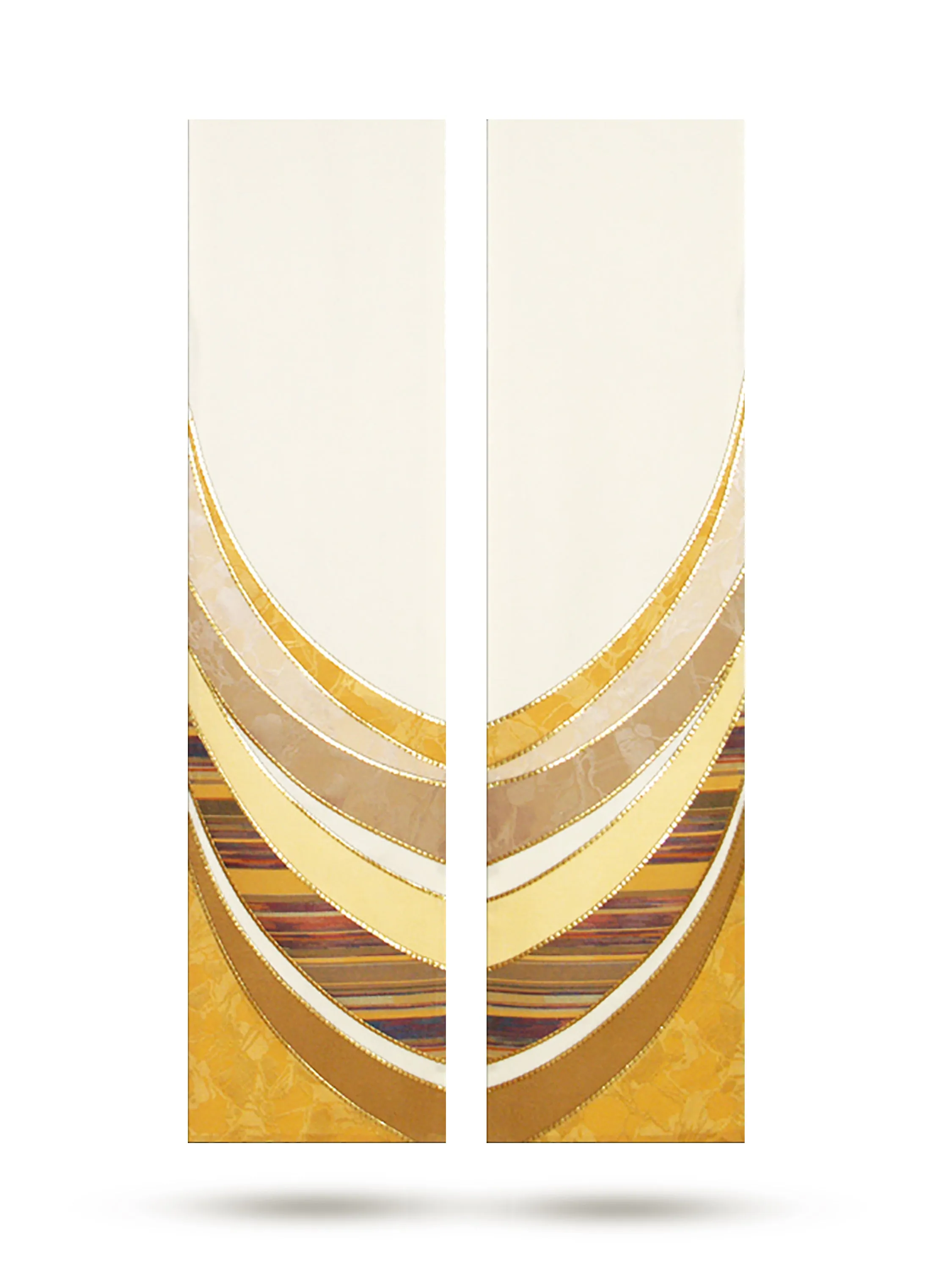 Curvilinear Gold <br> Altar Scarves