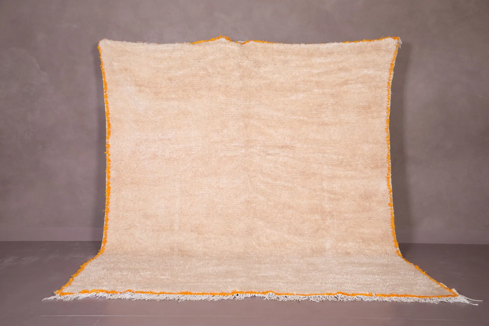 Custom Moroccan beige rug - Handmade berber carpet